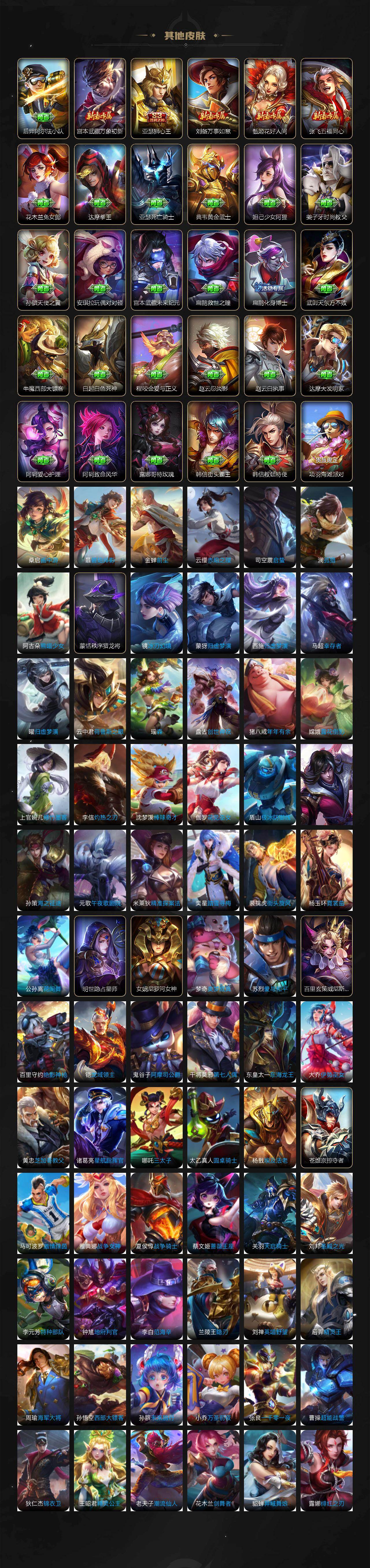 苹果Q-V8-最强王者段位-129英雄-327皮肤-1典藏皮肤-1典藏英雄-2无双-15传说-81史诗
【英雄全皮】:武则天全皮,孙权全皮,钟馗全皮,敖隐全皮,莱西奥全皮
【荣耀典藏】:武则天英雄,