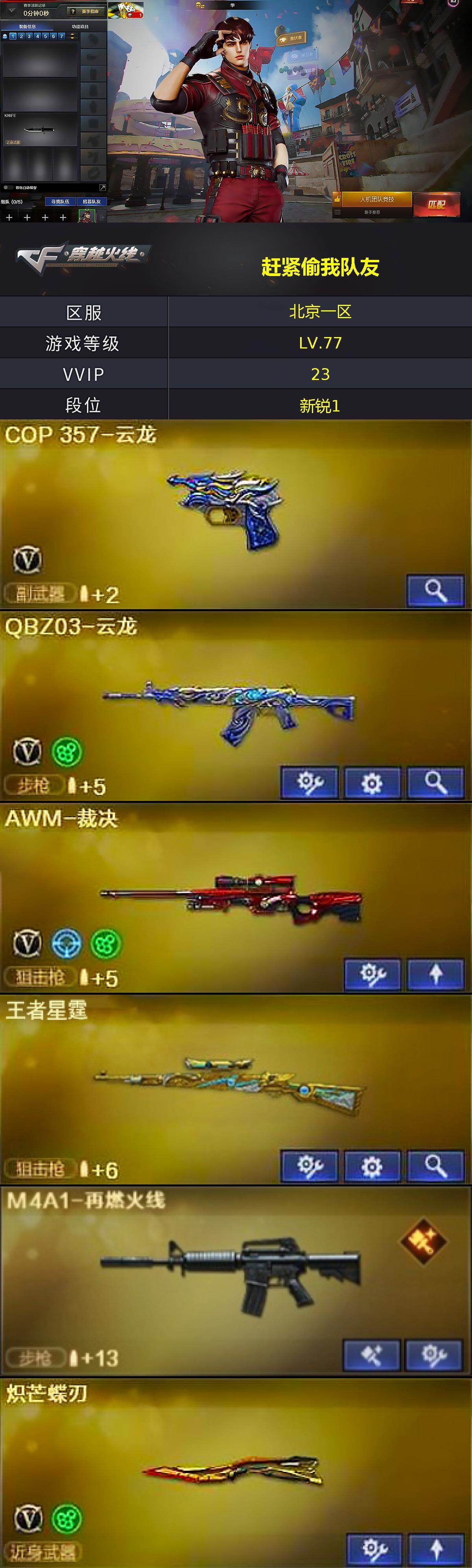 CFLX463475穿越火线账号详情图3