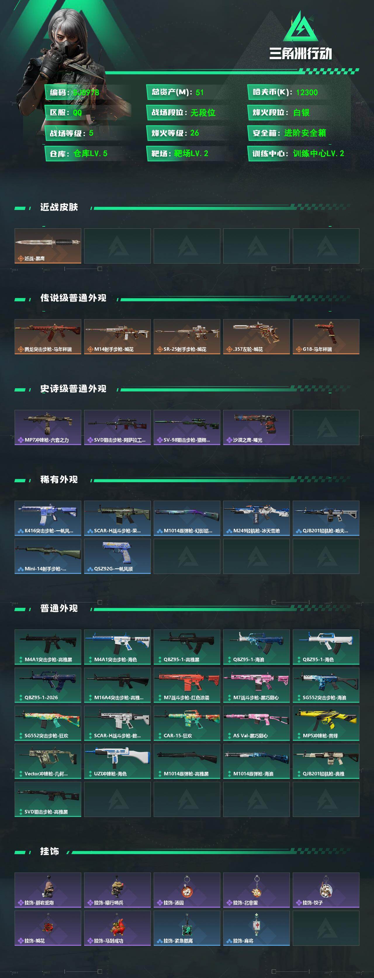 SJZEY475604三角洲行动账号详情图2