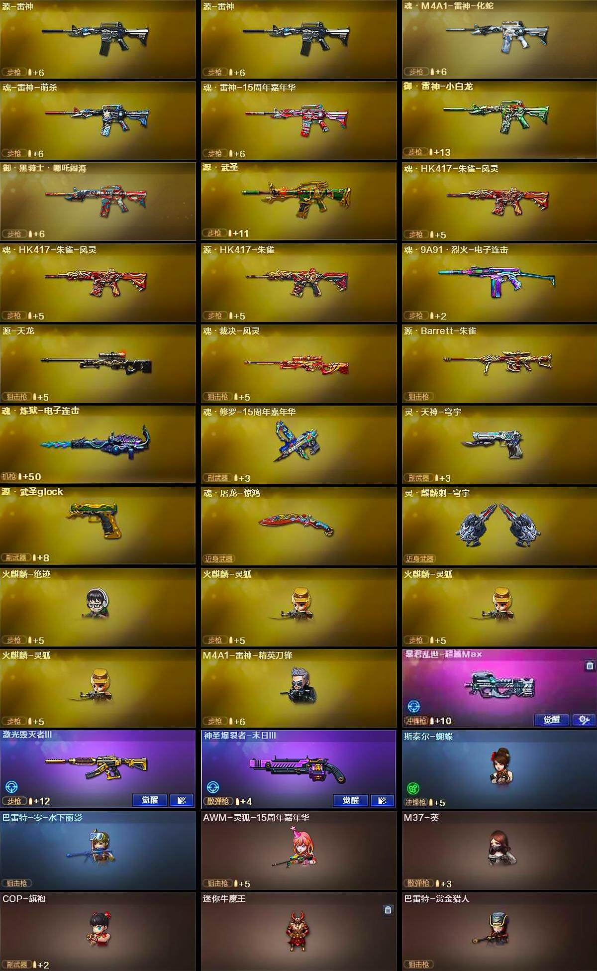 CFLX464013穿越火线账号详情图6