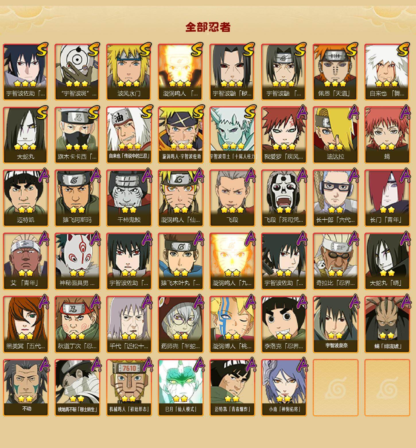 HYLX422337火影忍者账号详情图2 HYLX422337火影忍者账号详情图2