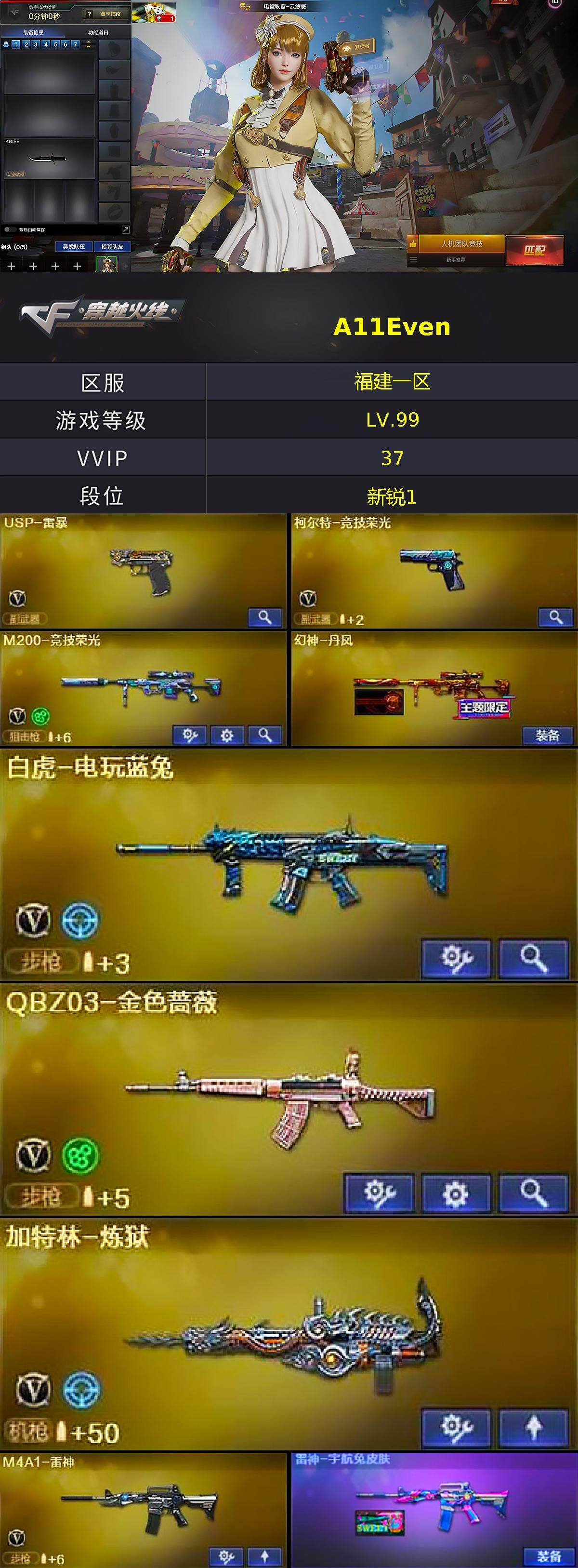 CFQM463561穿越火线账号详情图5 CFQM463561穿越火线账号详情图5