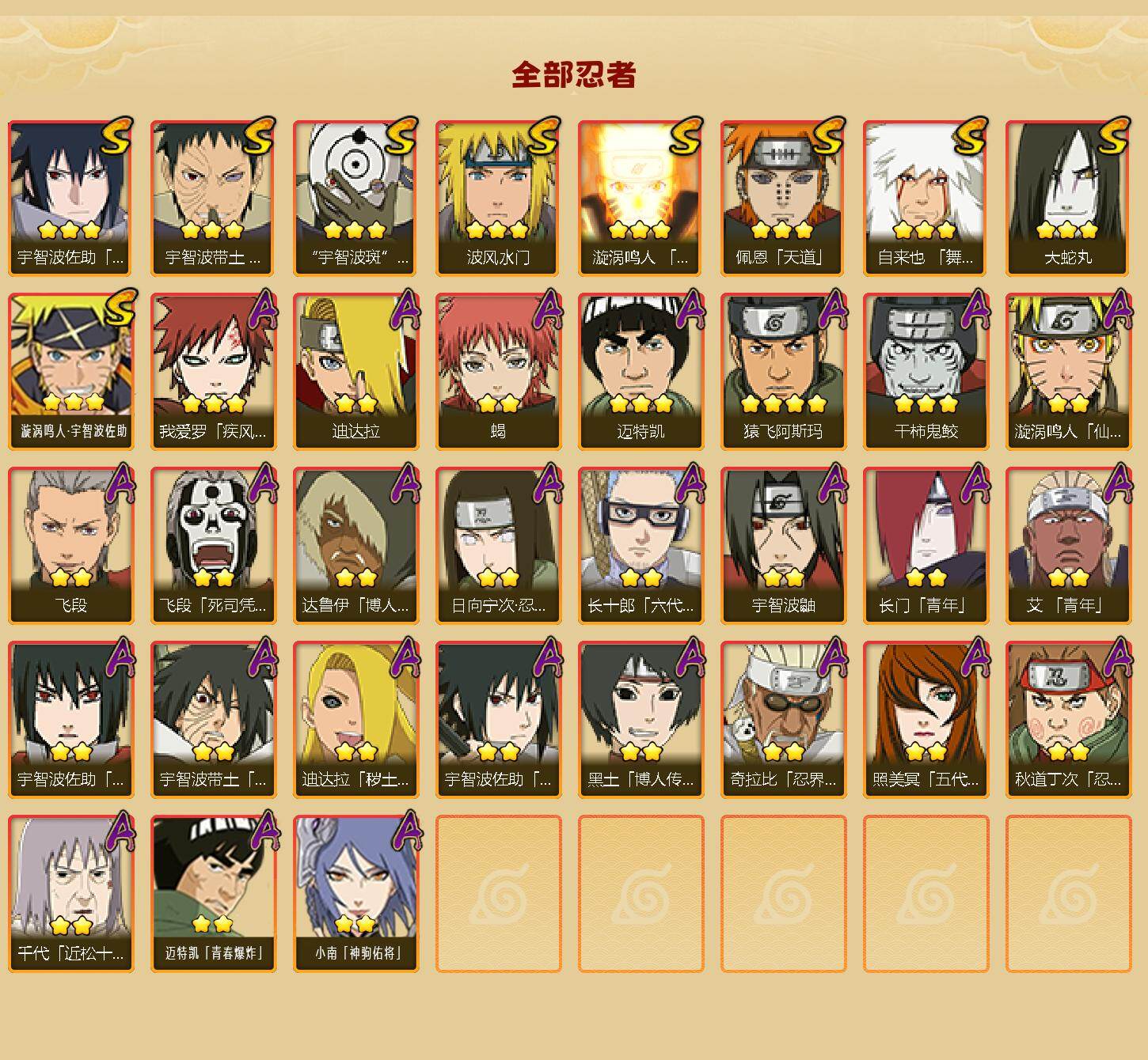 HYLX422326火影忍者账号详情图2