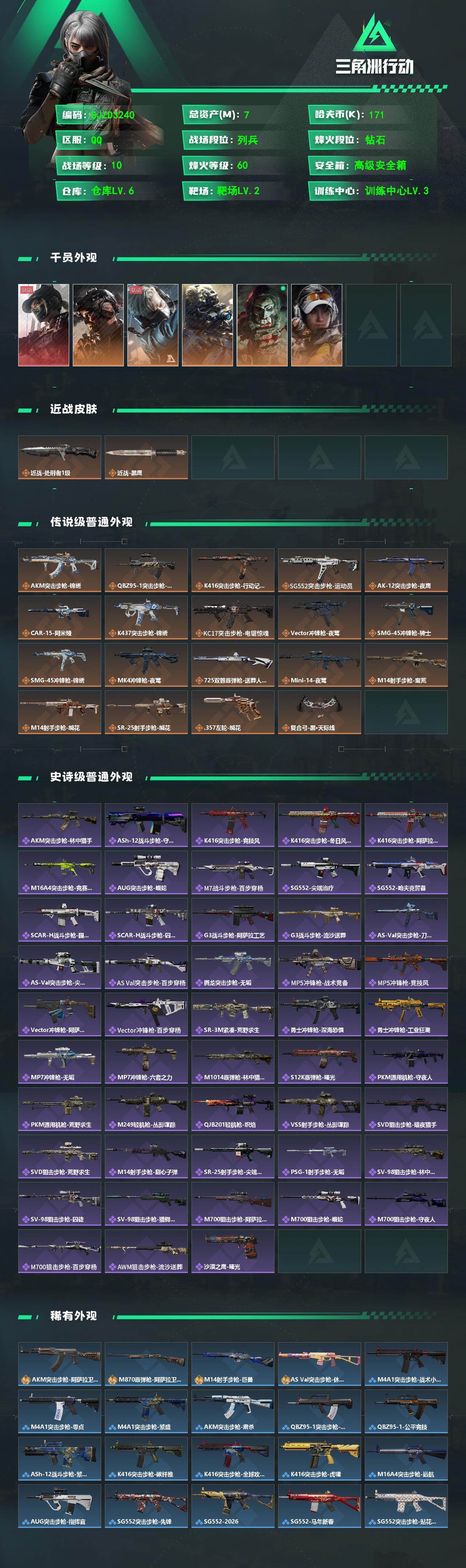 SJZEY476116三角洲行动账号详情图2