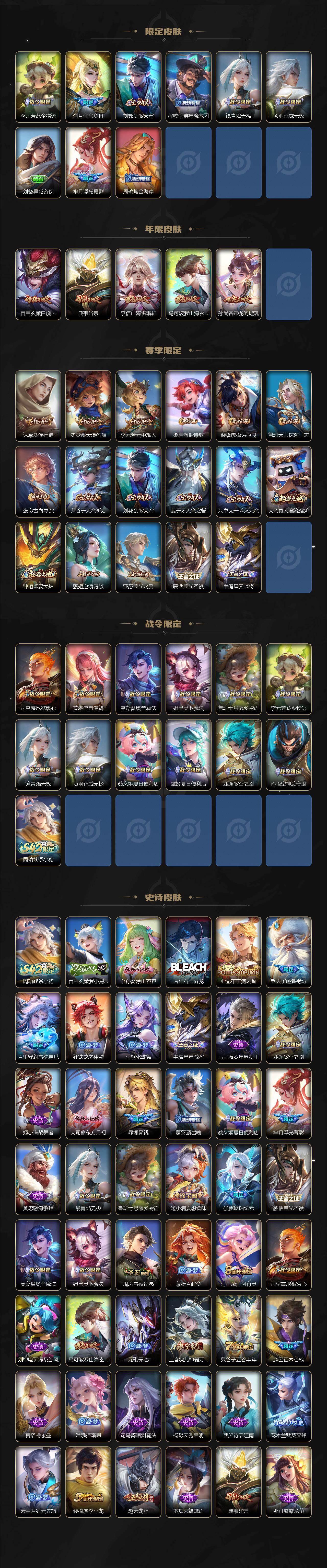 WZLX4247935王者荣耀账号详情图3 WZLX4247935王者荣耀账号详情图3