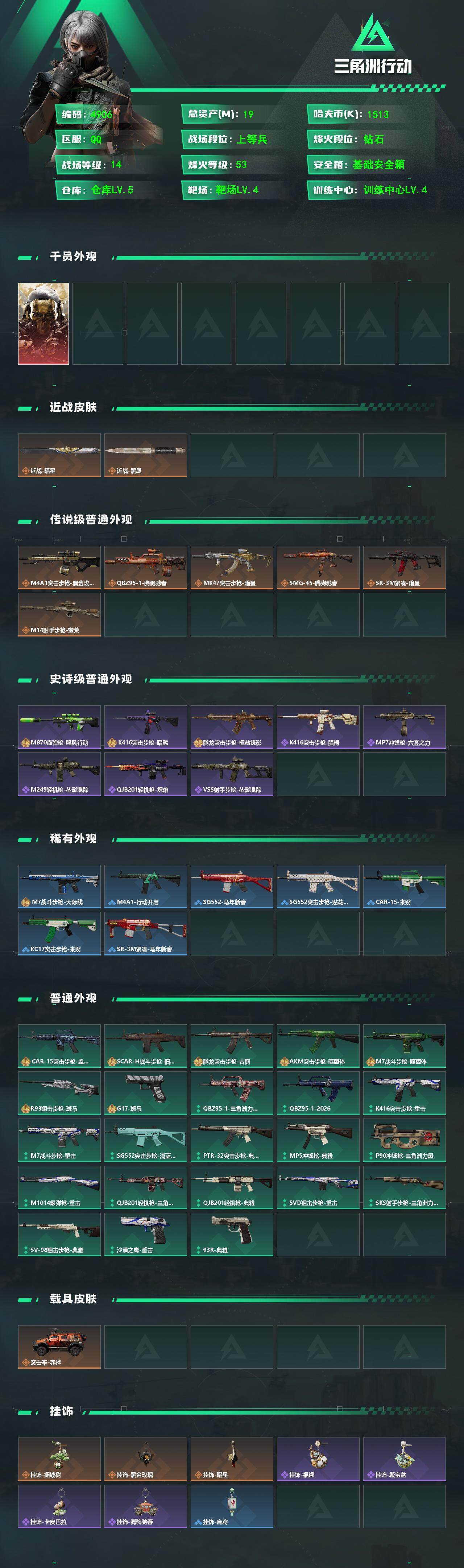 SJZQM479791三角洲行动账号详情图4 SJZQM479791三角洲行动账号详情图4