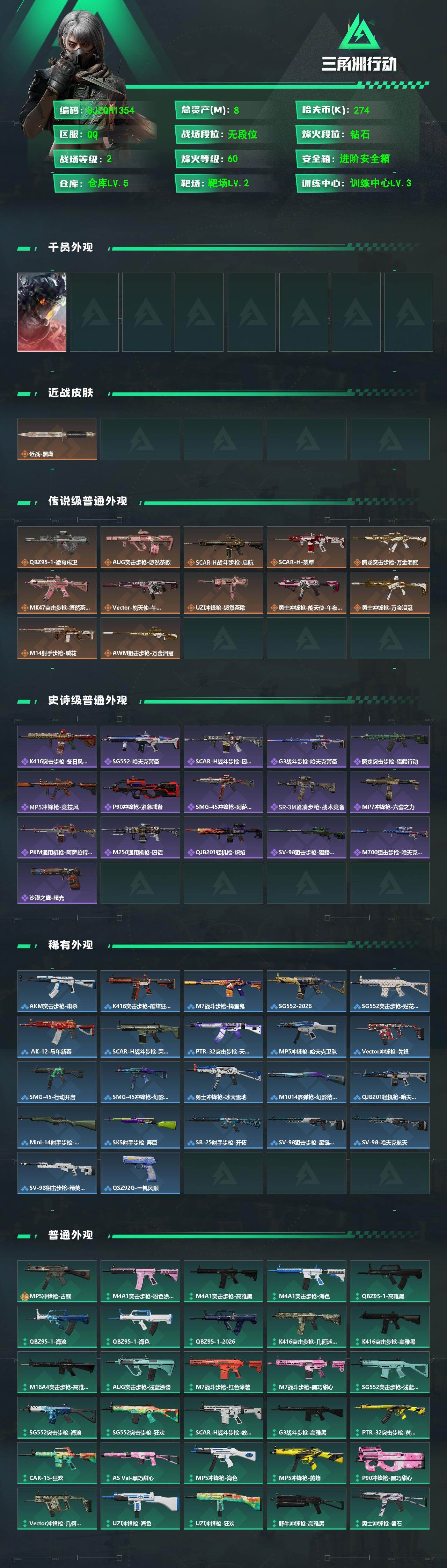 SJZEY477323三角洲行动账号详情图2