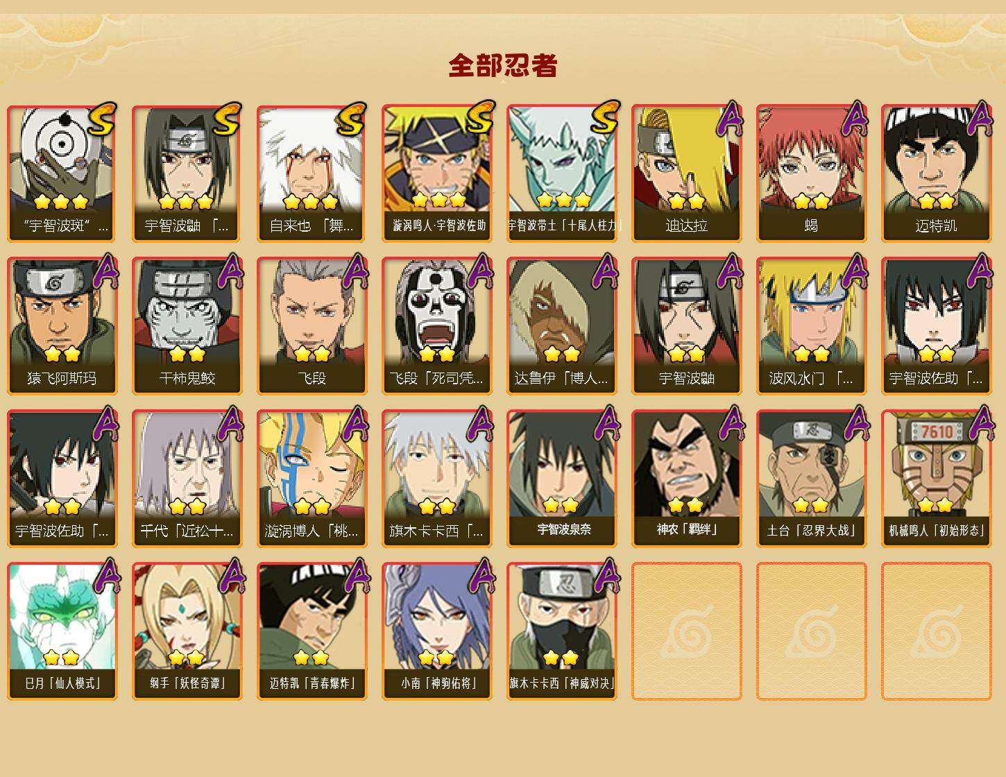 HYEY422835火影忍者账号详情图2