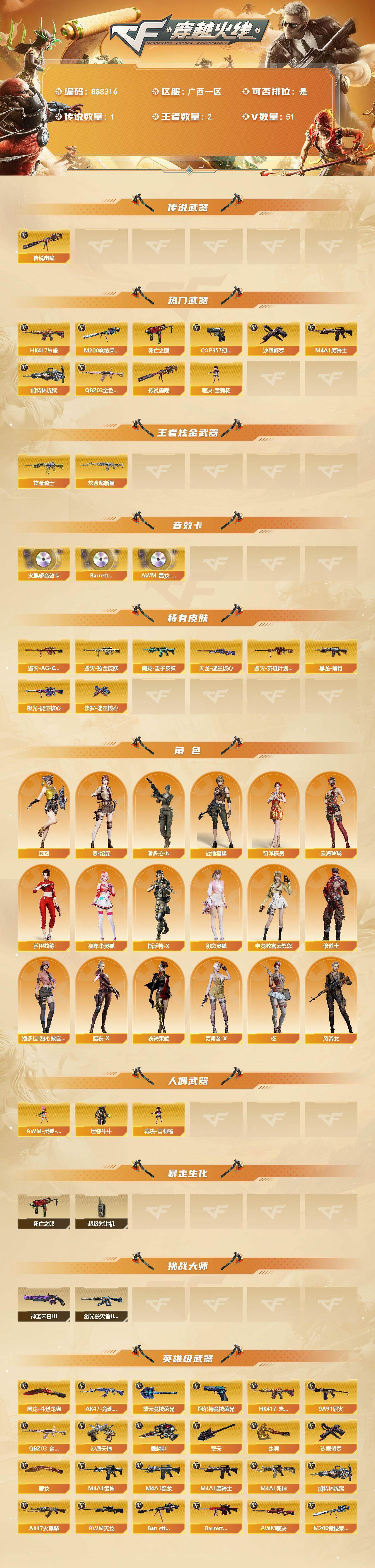 CFQM463702穿越火线账号详情图3