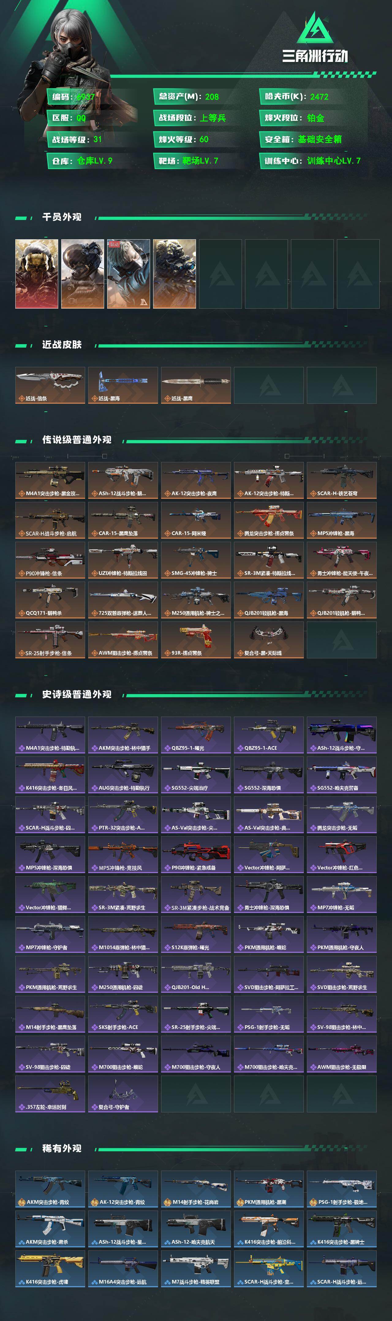 SJZCMW480091三角洲行动账号详情图2