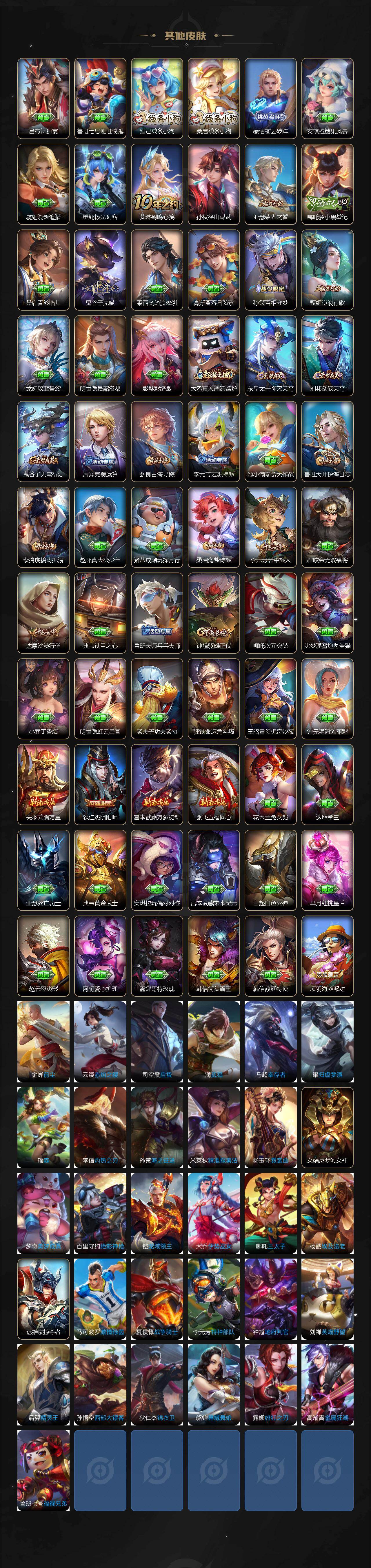 WZLX4247009王者荣耀账号详情图3 WZLX4247009王者荣耀账号详情图3