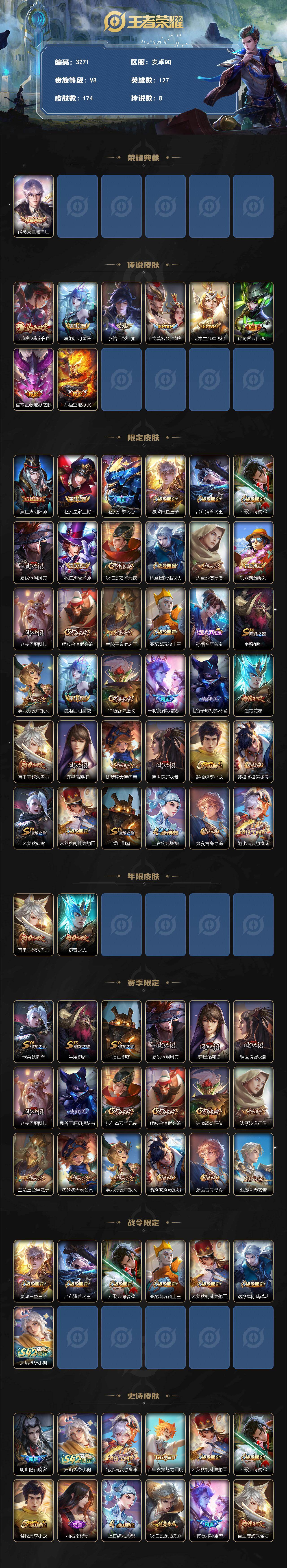 WZQM4246101王者荣耀账号详情图3