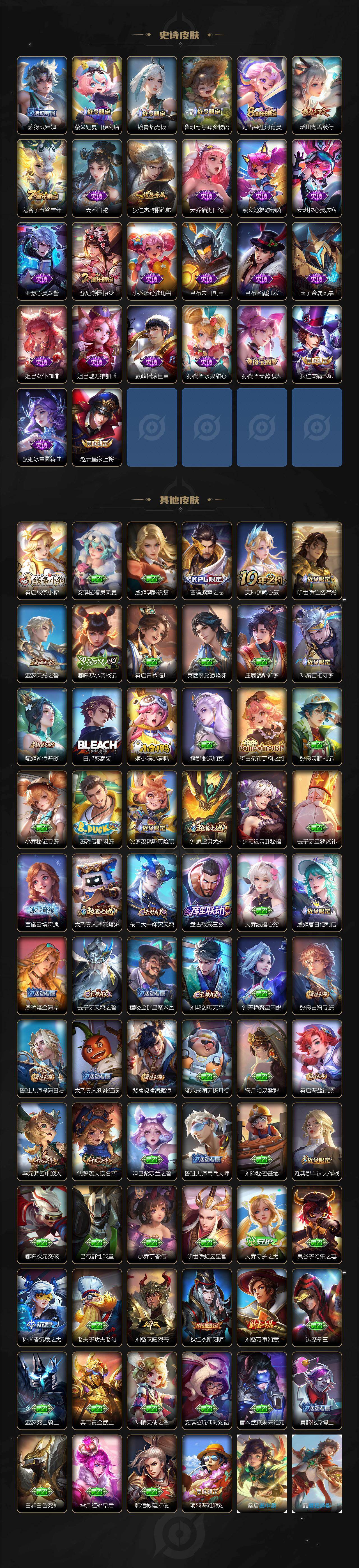 WZLX4247028王者荣耀账号详情图3 WZLX4247028王者荣耀账号详情图3