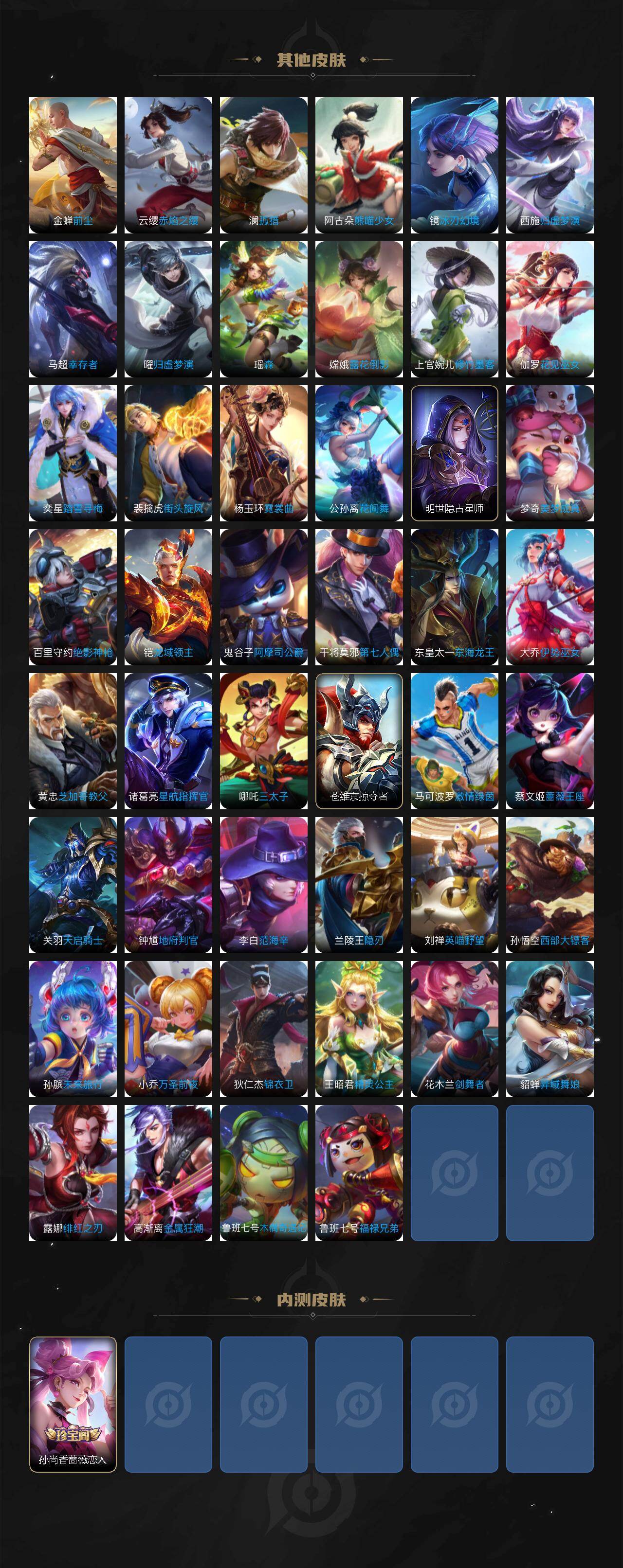 WZLX4247028王者荣耀账号详情图4 WZLX4247028王者荣耀账号详情图4