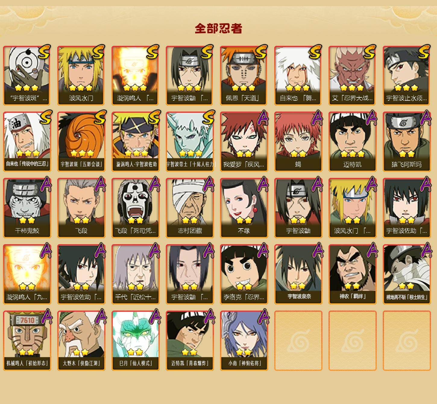 HYQM422492火影忍者账号详情图3 HYQM422492火影忍者账号详情图3