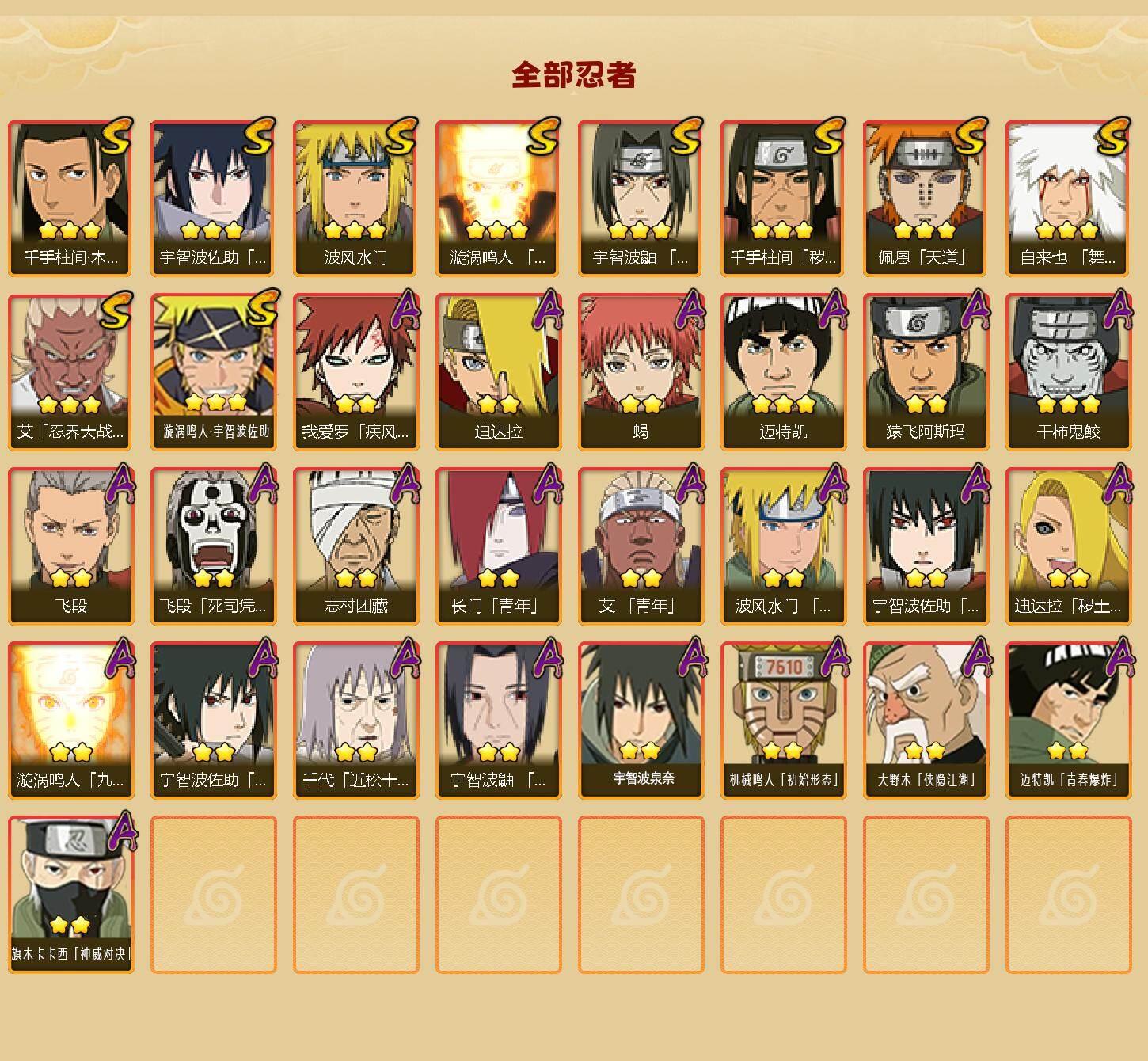 HYCMW424515火影忍者账号详情图2 HYCMW424515火影忍者账号详情图2