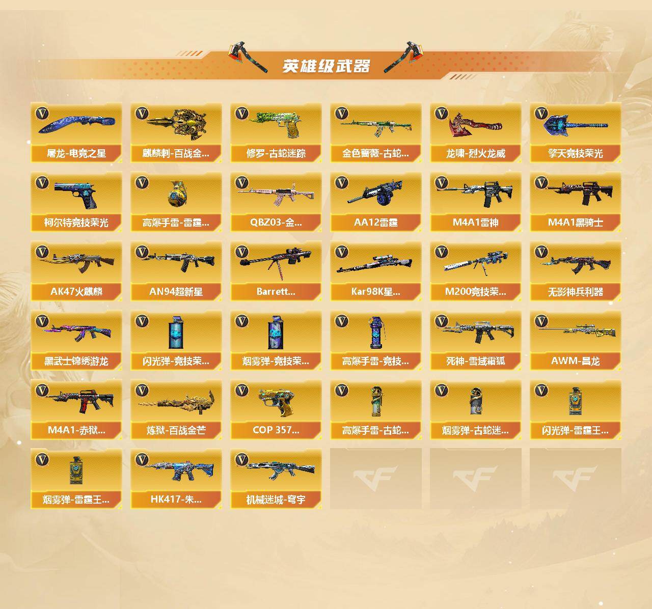 CFQM463716穿越火线账号详情图4 CFQM463716穿越火线账号详情图4