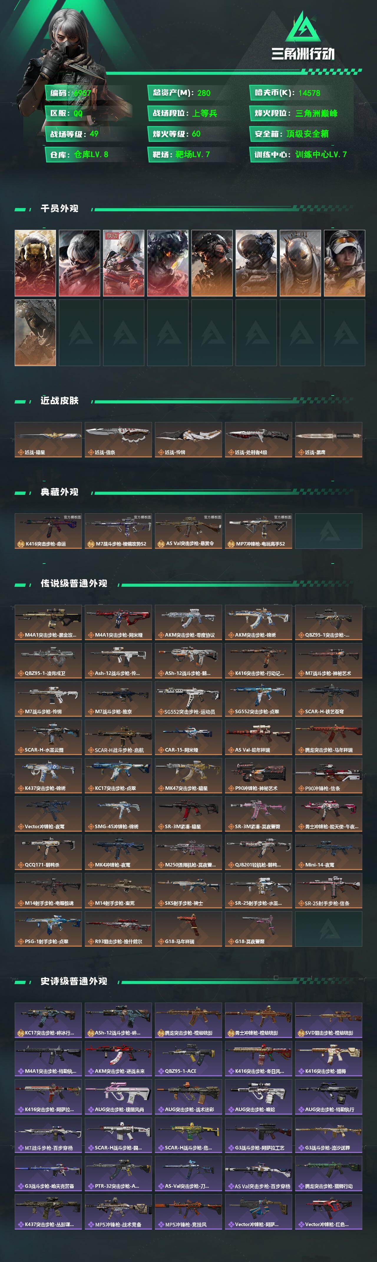 SJZCMW480175三角洲行动账号详情图2