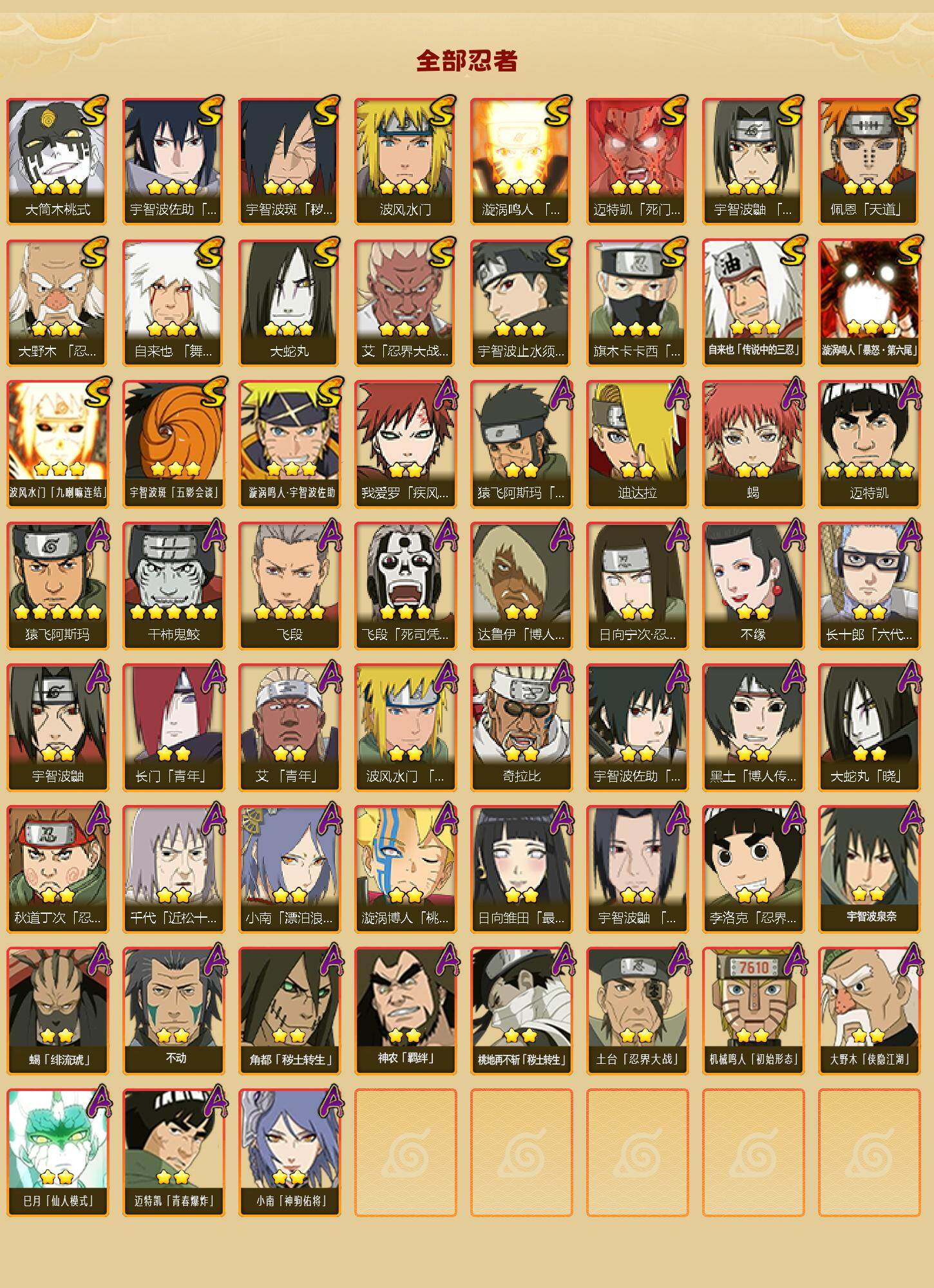 HYLX422312火影忍者账号详情图2 HYLX422312火影忍者账号详情图2