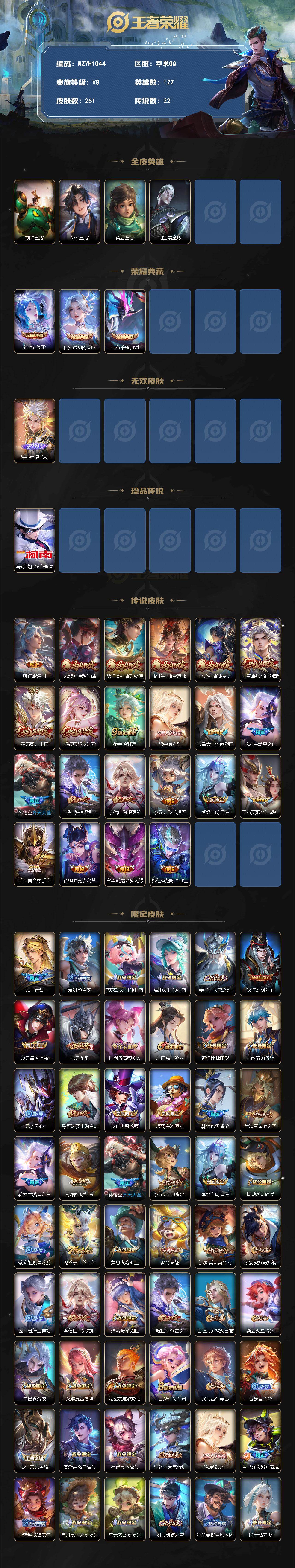 WZQM4249776王者荣耀账号详情图3