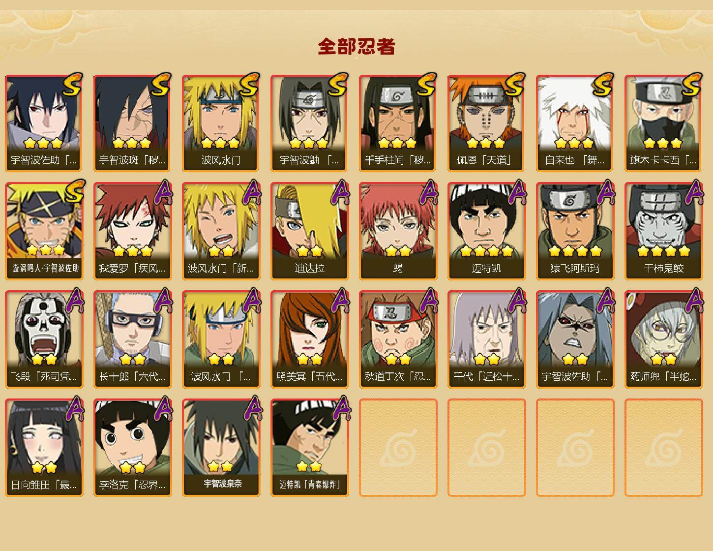 HYLX422771火影忍者账号详情图2