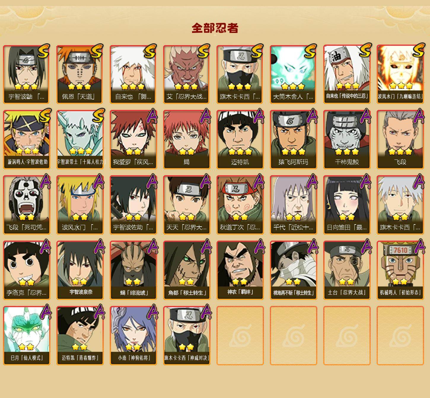 HYEY423020火影忍者账号详情图2