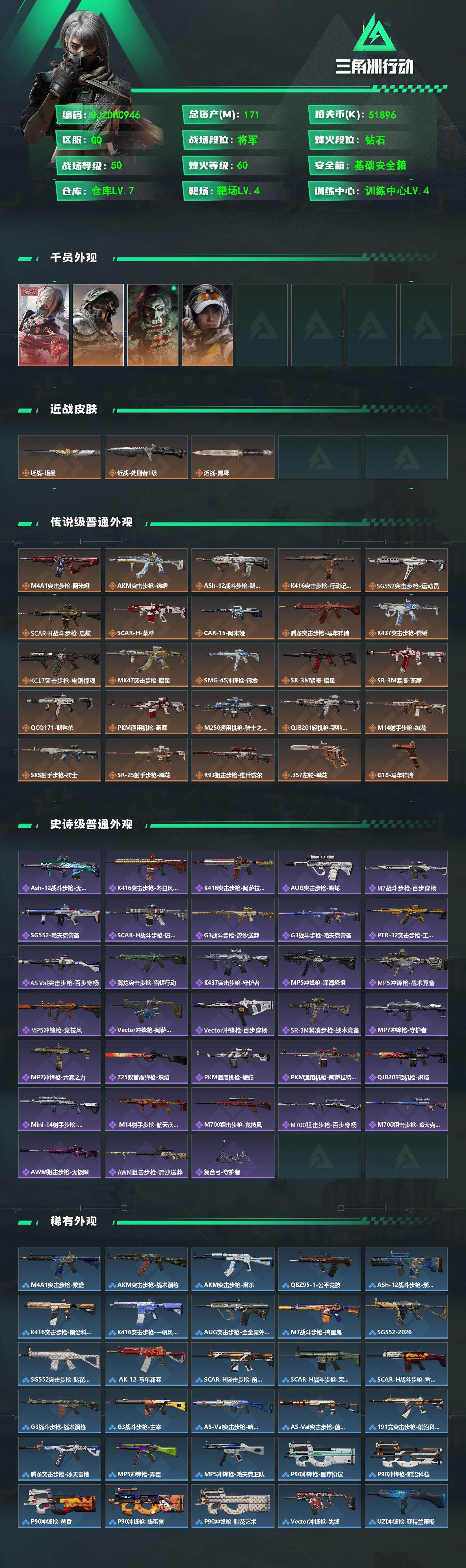 SJZQM4110107三角洲行动账号详情图3