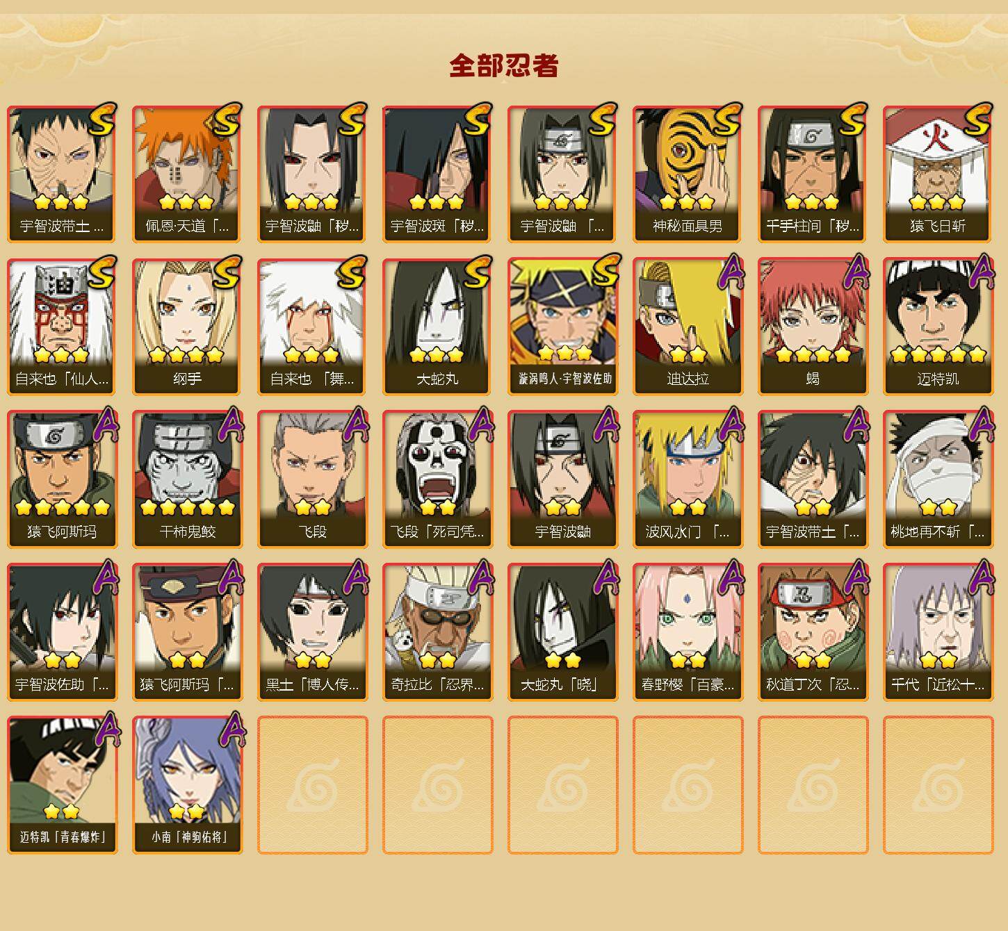 HYEY423282火影忍者账号详情图2