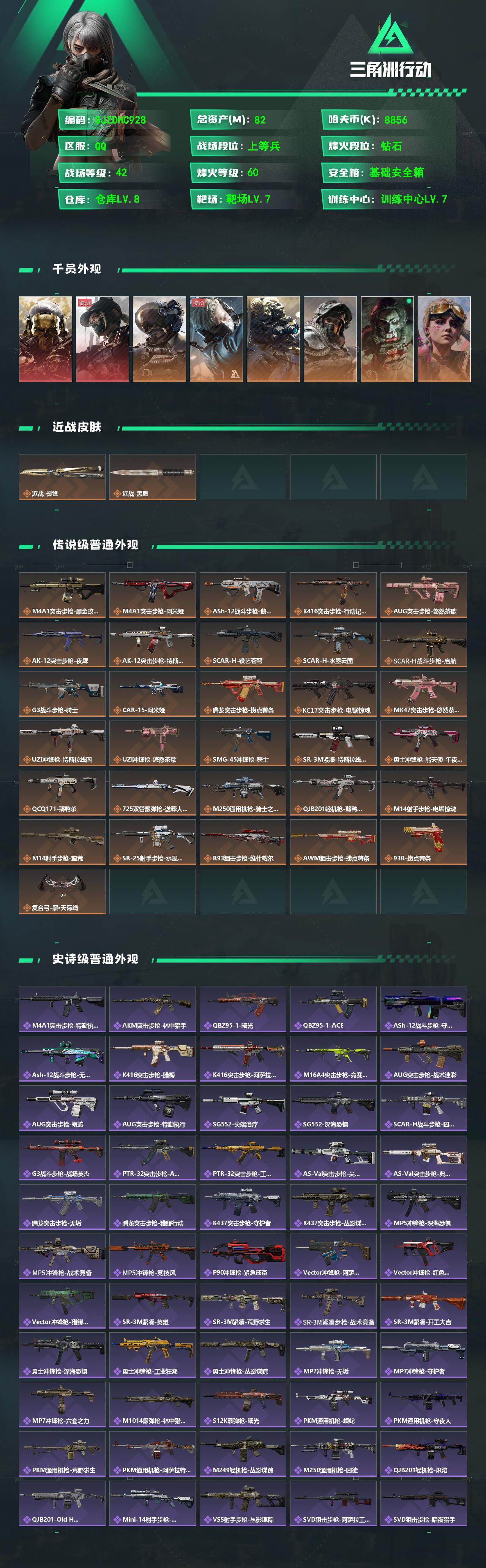 SJZQM4109194三角洲行动账号详情图3