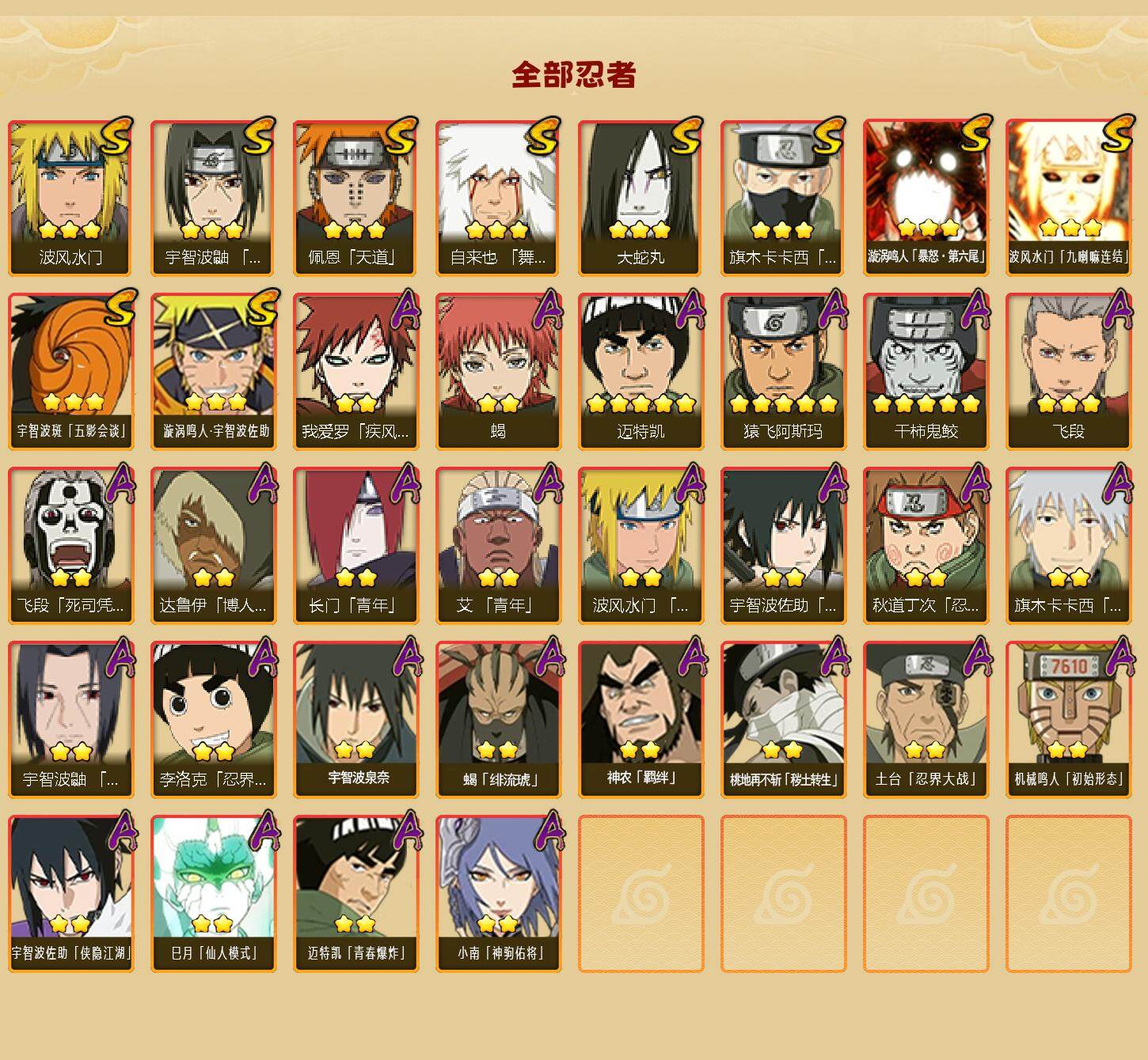 HYQM423168火影忍者账号详情图3