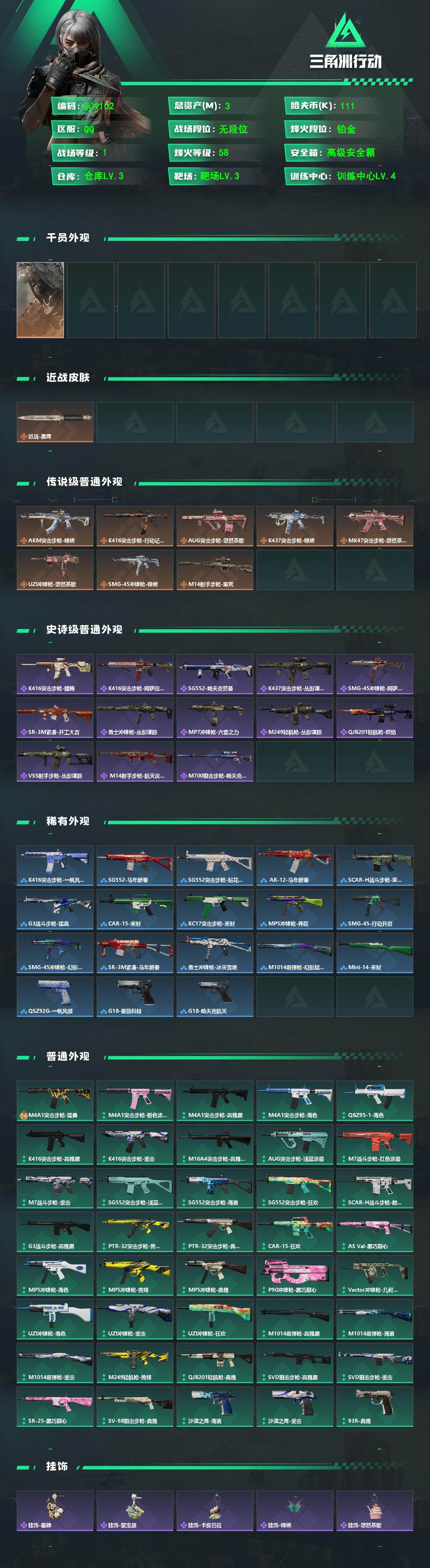 SJZEY477715三角洲行动账号详情图2