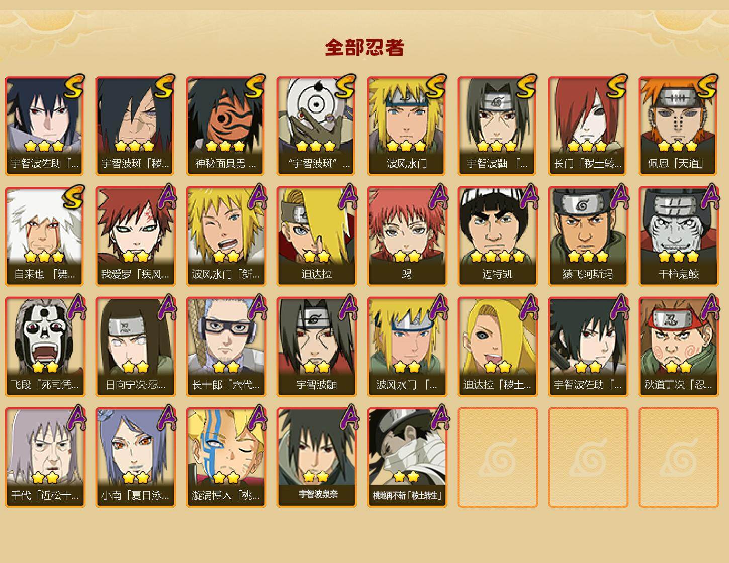 HYLX423080火影忍者账号详情图2