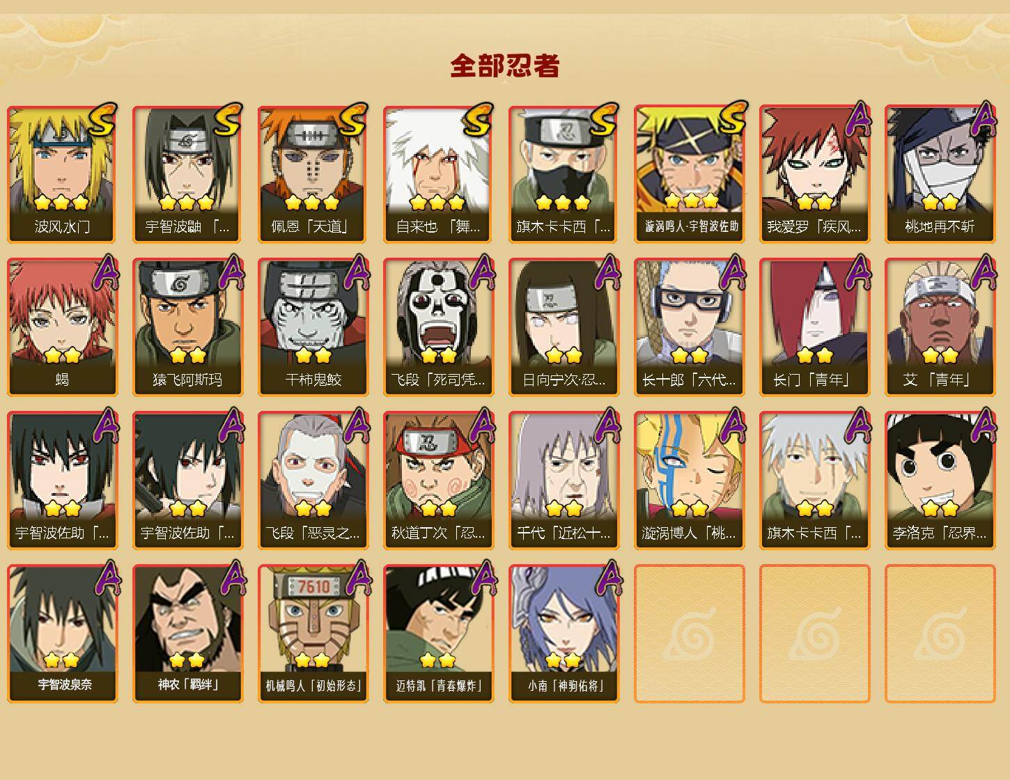 HYEY423077火影忍者账号详情图2