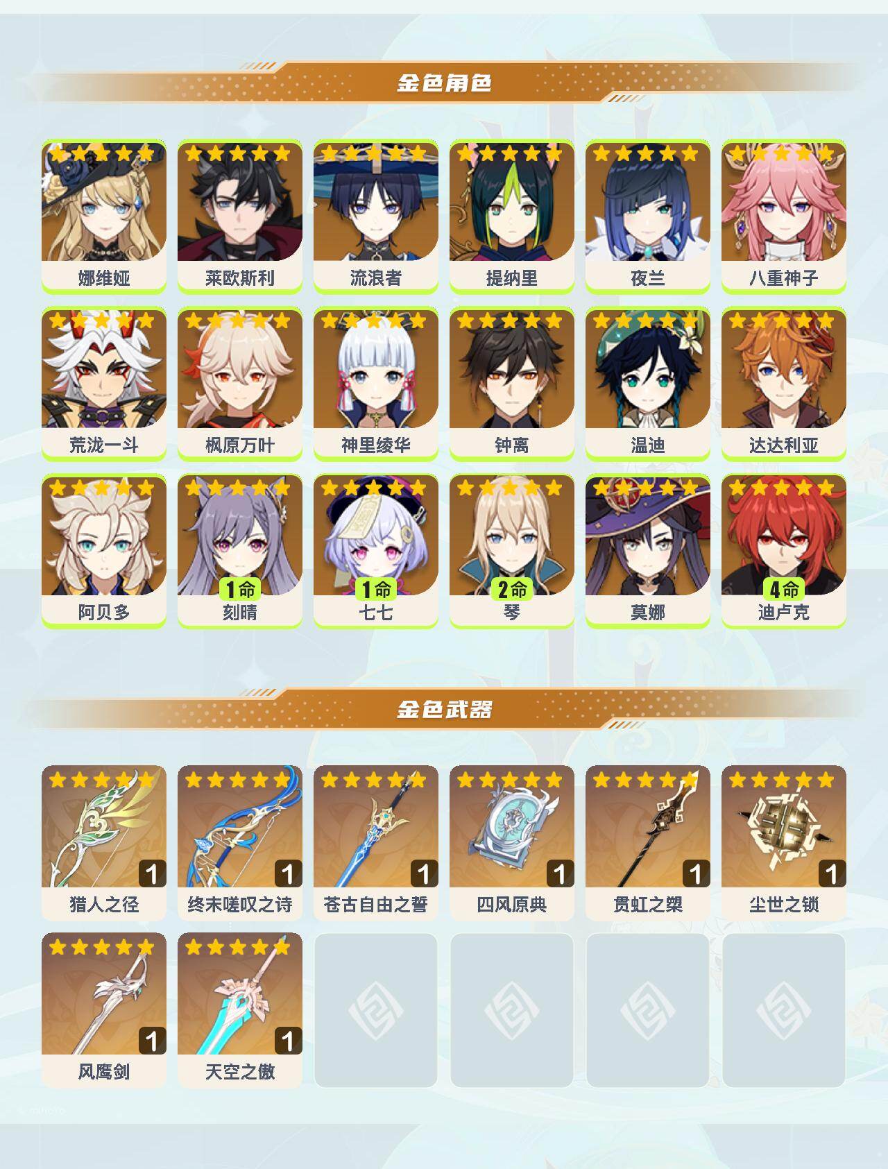 YSEY43720原神账号详情图3