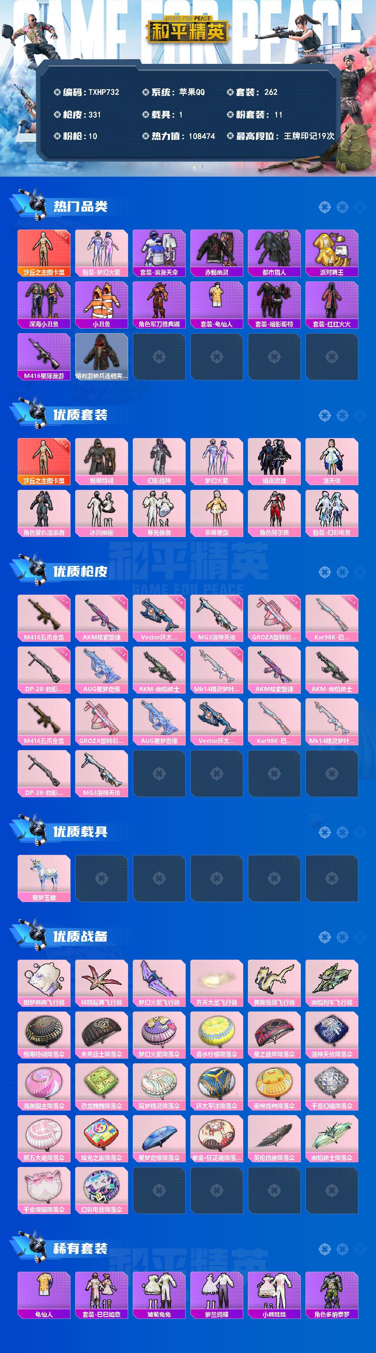 HPQM4142131和平精英账号详情图3