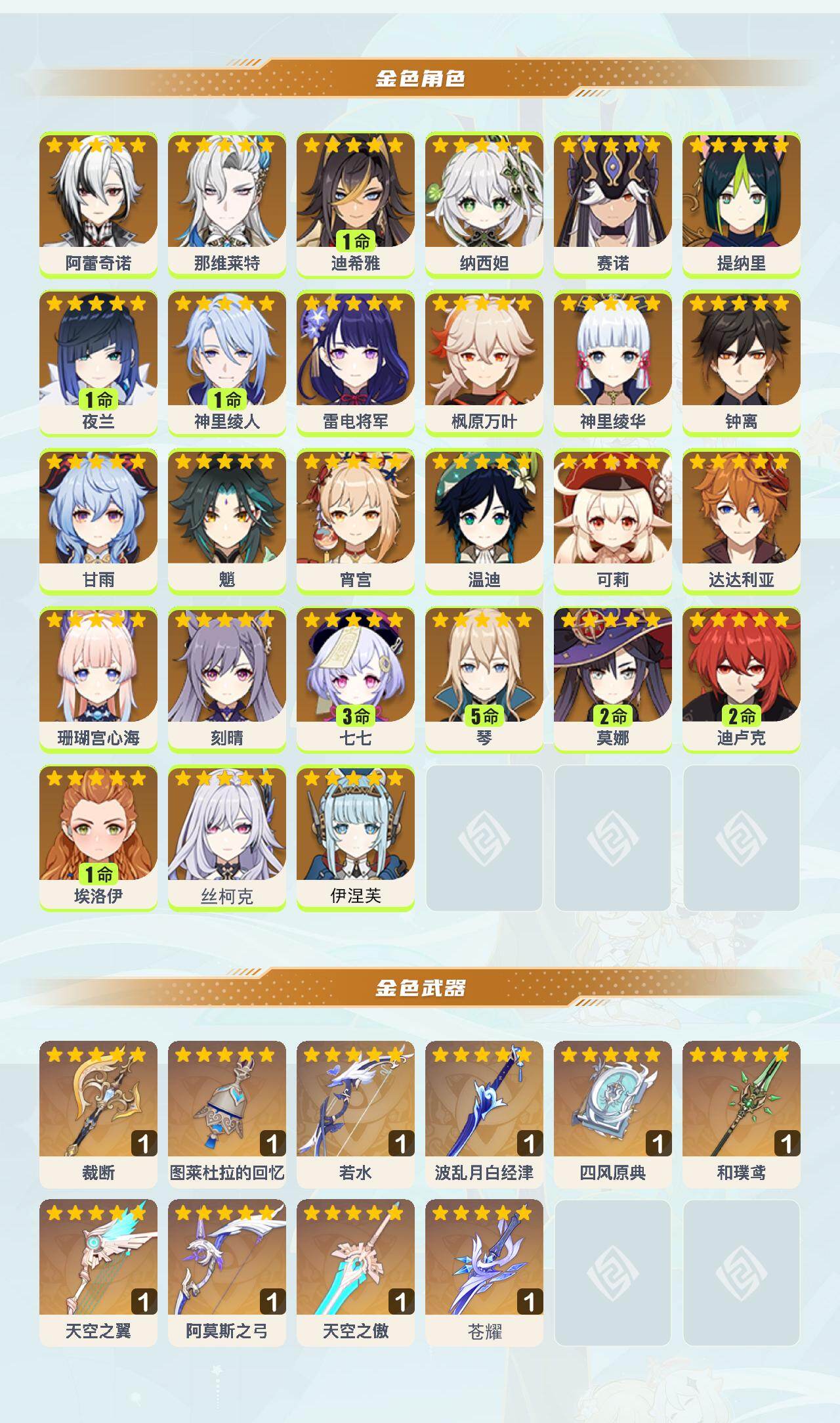 YSEY43726原神账号详情图4