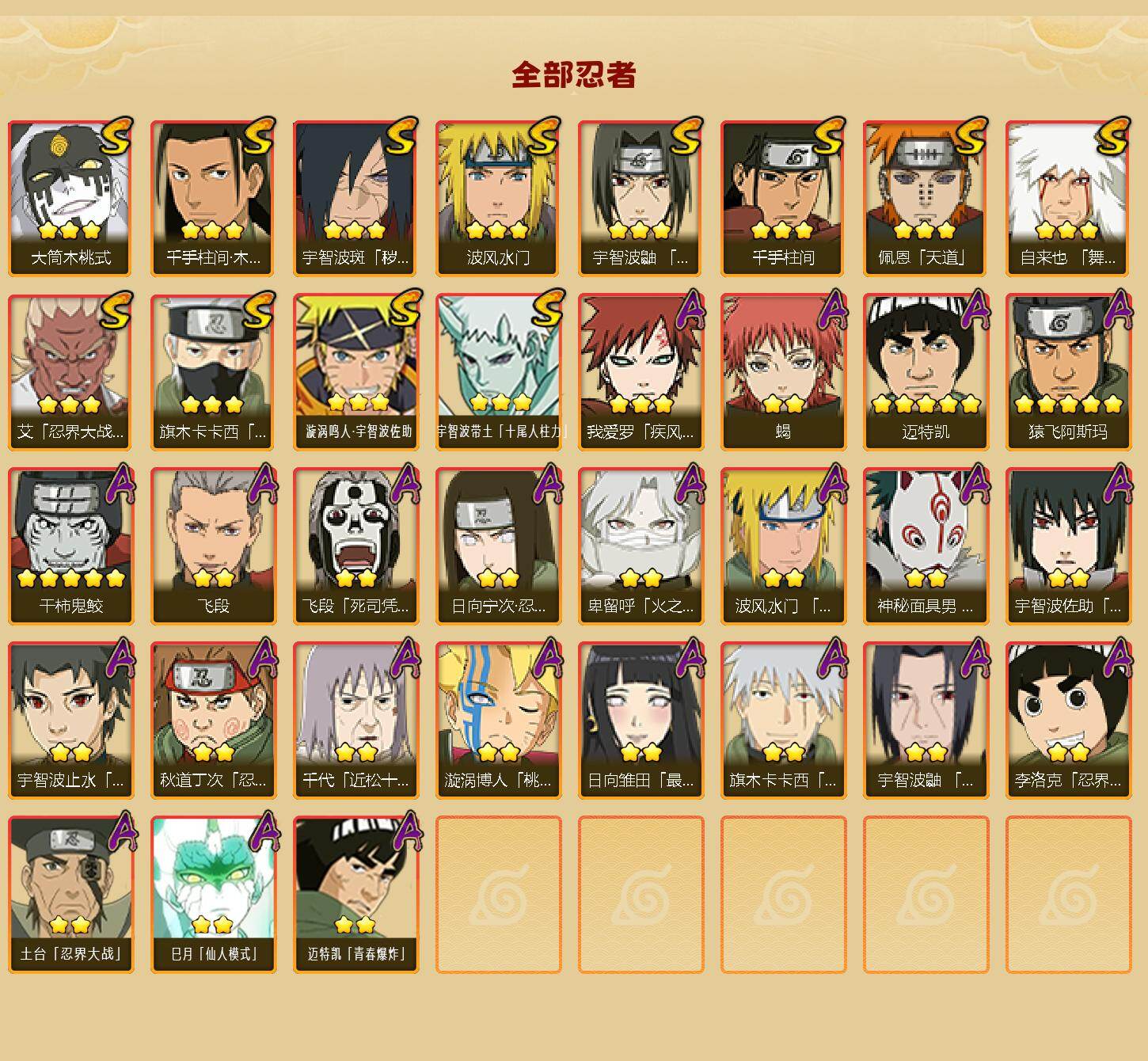 HYLFY423455火影忍者账号详情图2