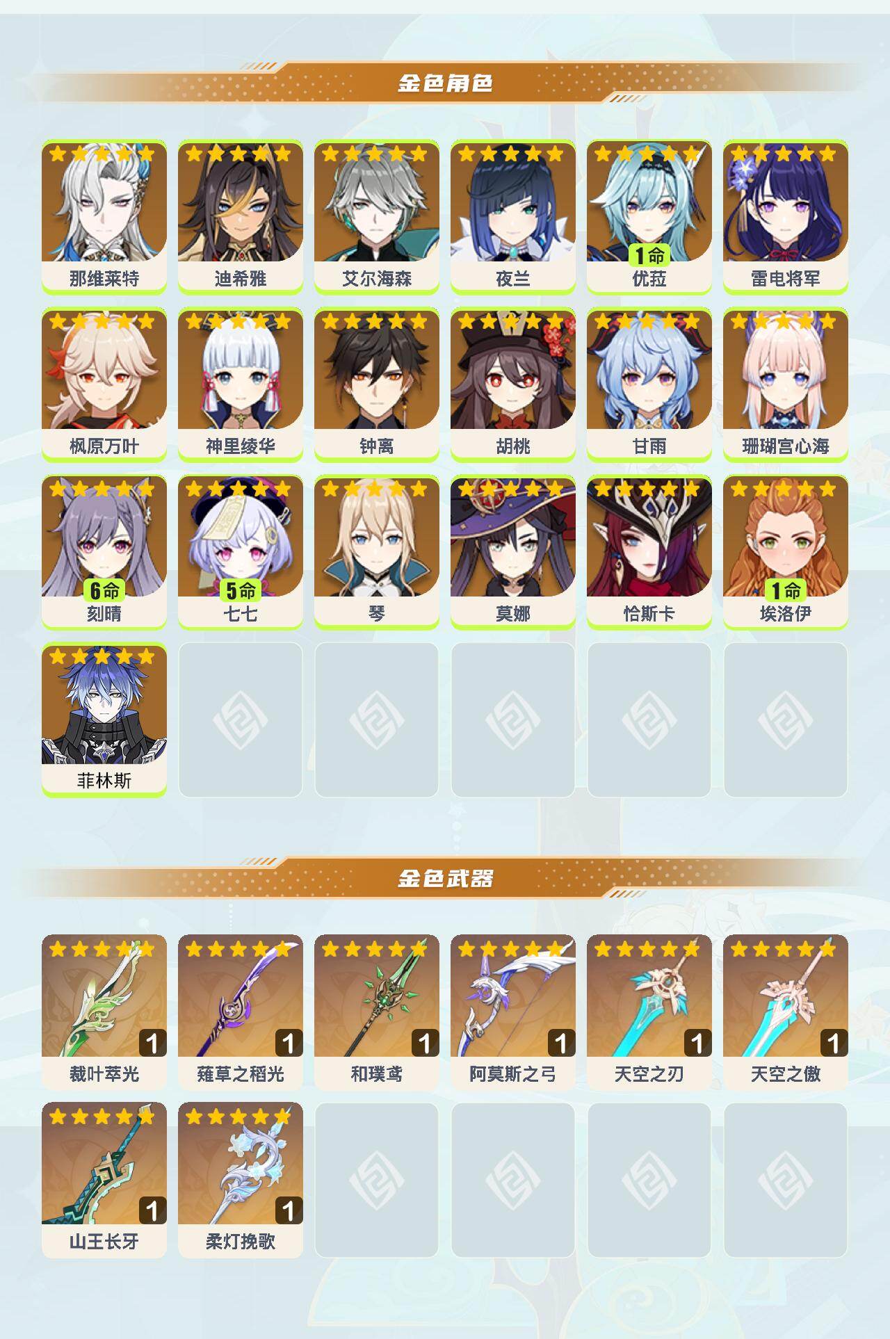 YSEY43752原神账号详情图3