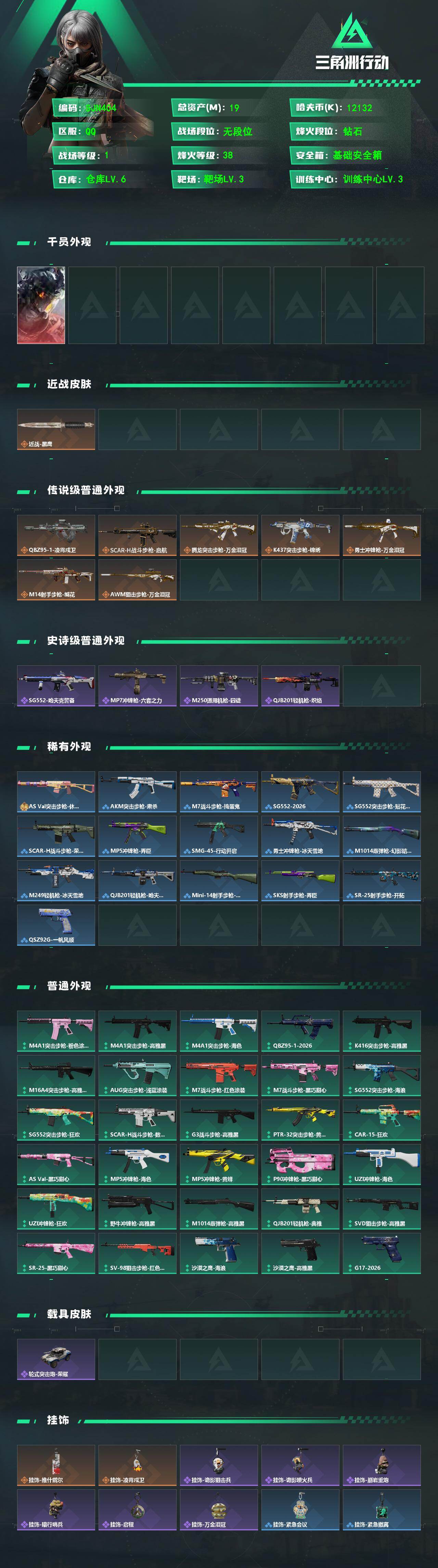 SJZEY479382三角洲行动账号详情图2 SJZEY479382三角洲行动账号详情图2