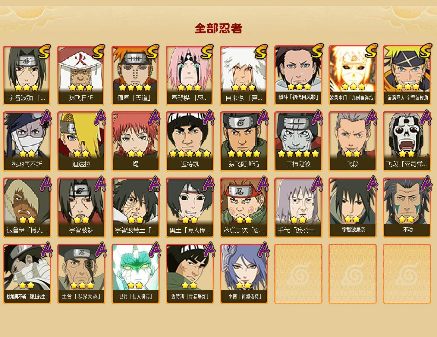 HYCMW426368火影忍者账号详情图2