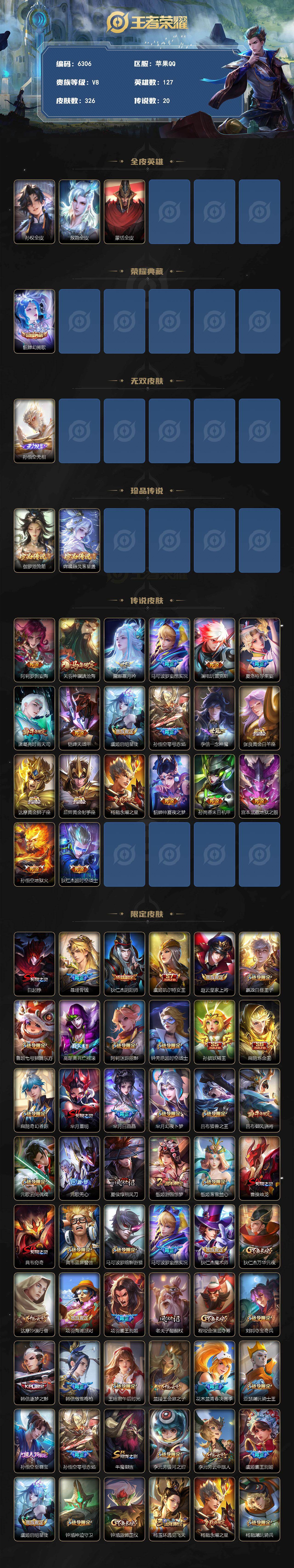 WZLX4257081王者荣耀账号详情图2