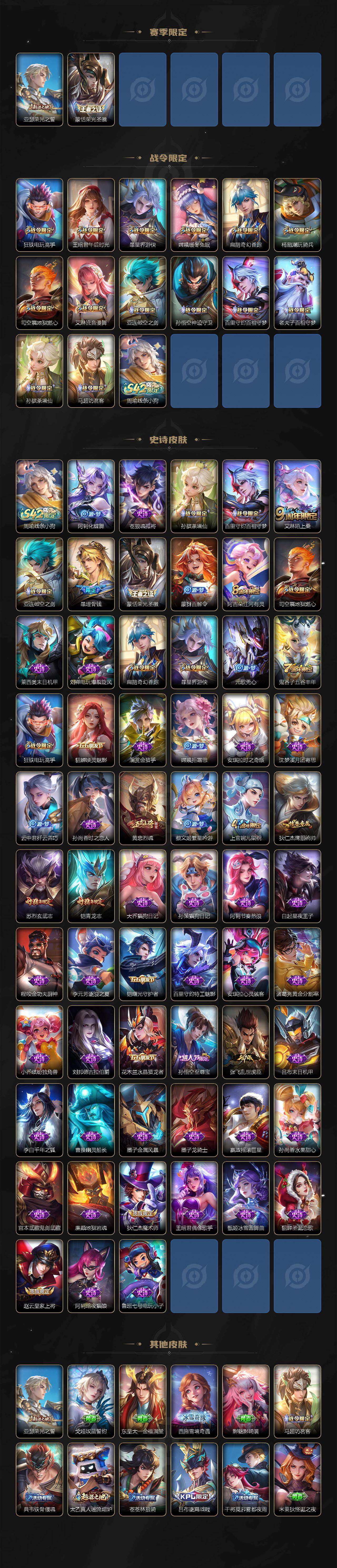 WZLX4257085王者荣耀账号详情图3 WZLX4257085王者荣耀账号详情图3