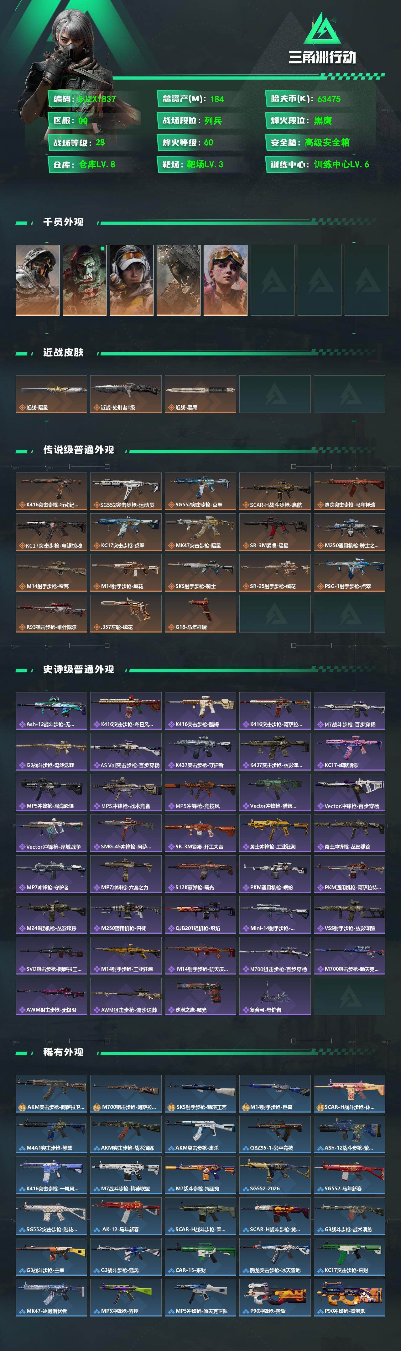 SJZEY481775三角洲行动账号详情图2