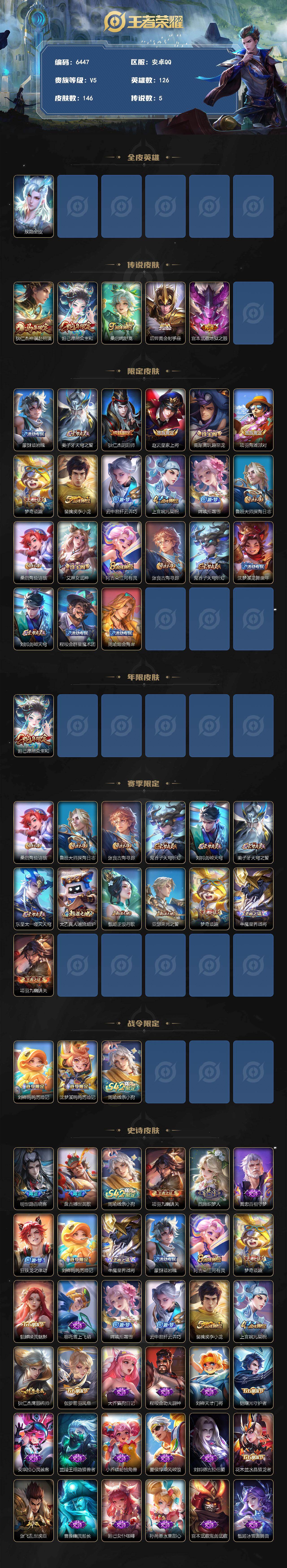 WZCMW4276927王者荣耀账号详情图2