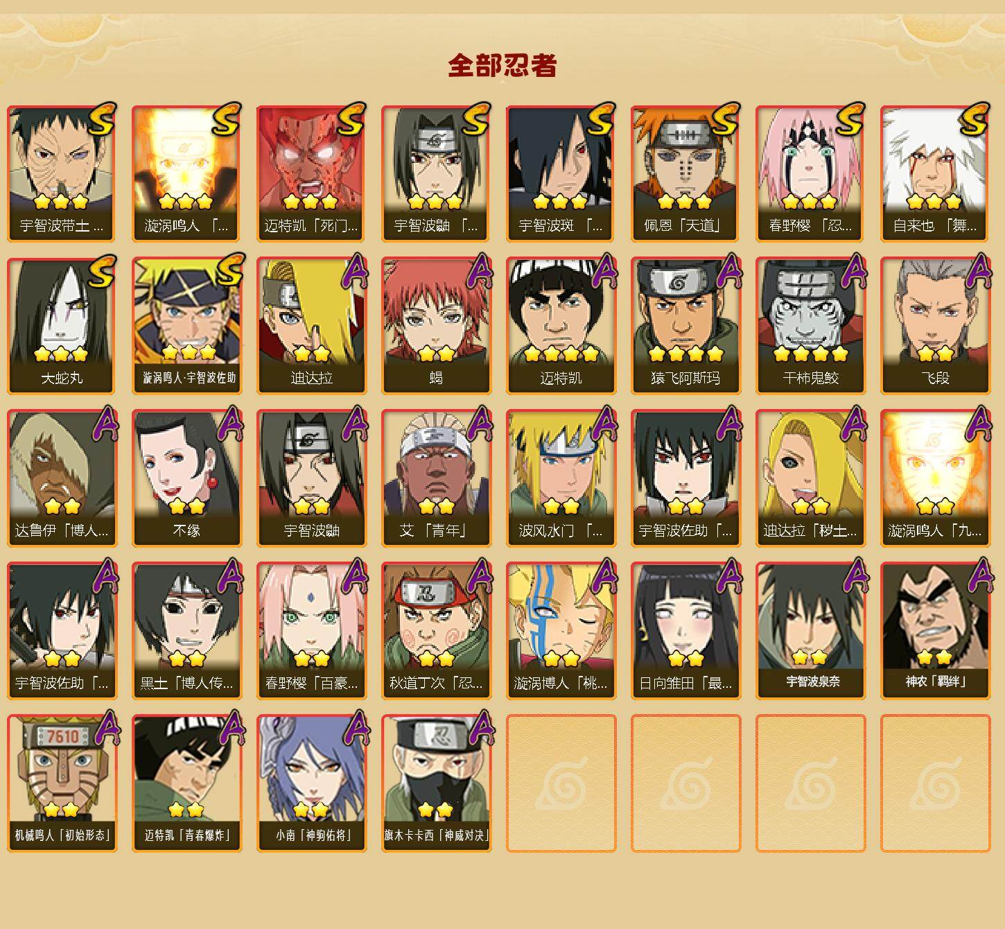 HYQM423763火影忍者账号详情图3