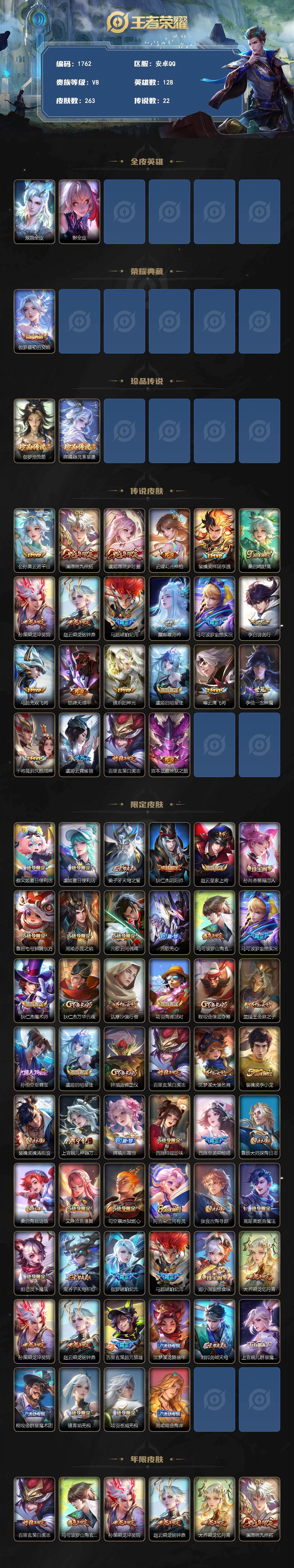 WZLX4259589王者荣耀账号详情图2