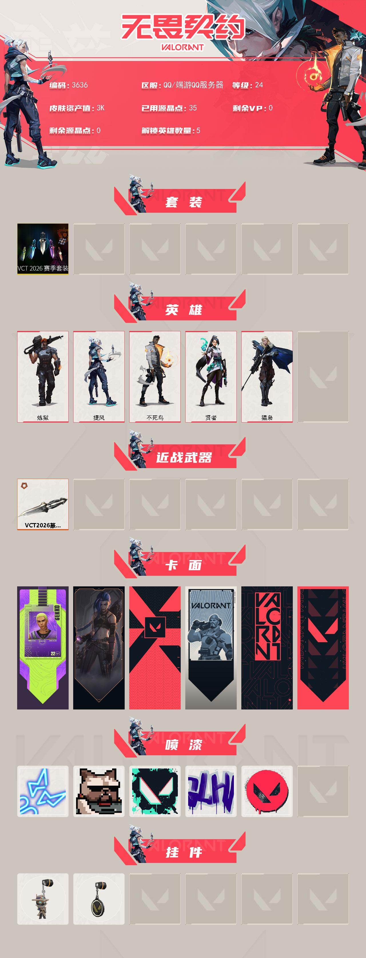 WWQXL423871无畏契约账号详情图2 WWQXL423871无畏契约账号详情图2