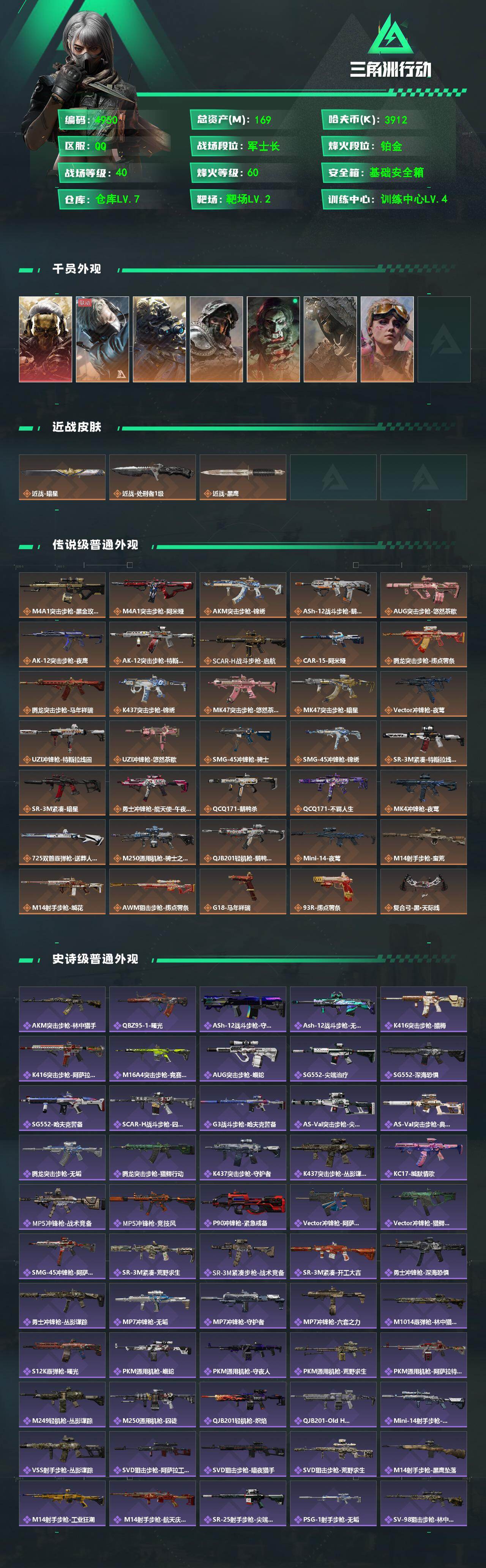 SJZQM484620三角洲行动账号详情图4 SJZQM484620三角洲行动账号详情图4