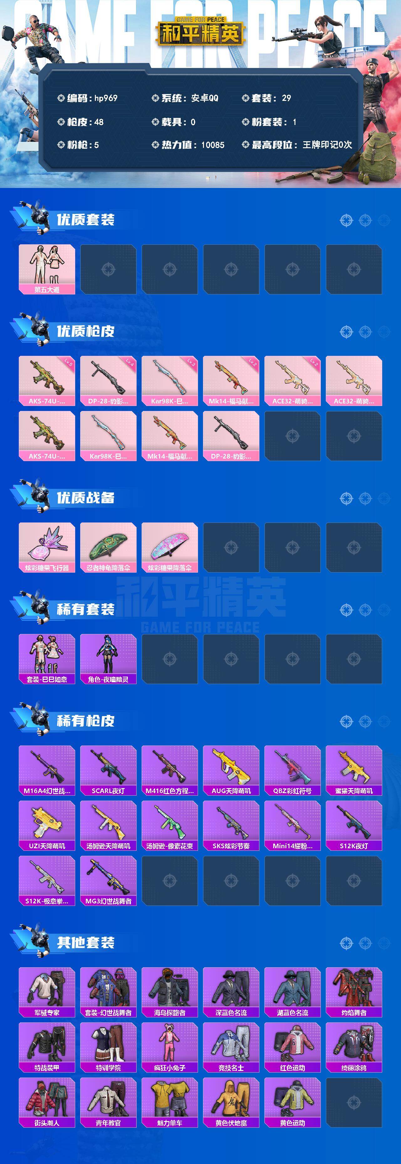 HPLX4142513和平精英账号详情图2