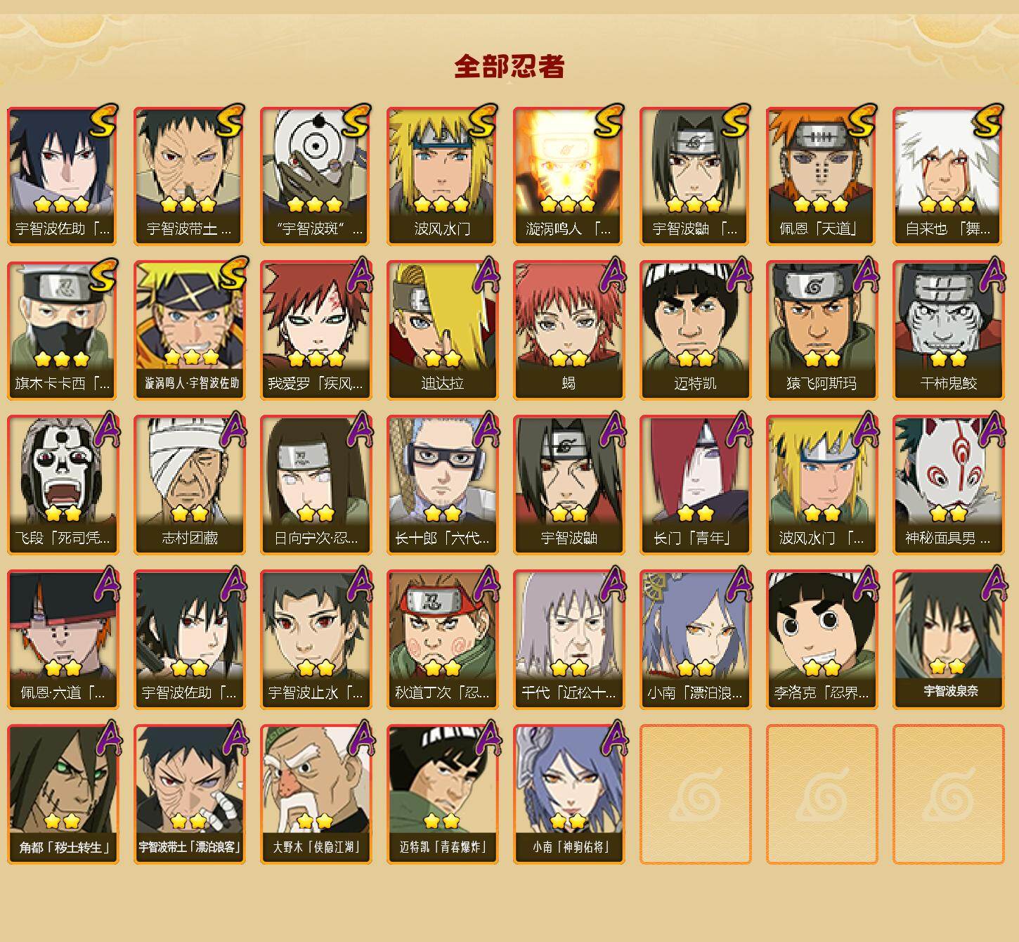 HYQM423835火影忍者账号详情图3 HYQM423835火影忍者账号详情图3